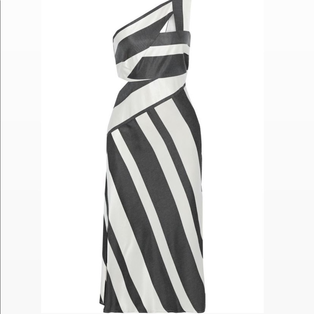 Michelle Mason one-shoulder dress